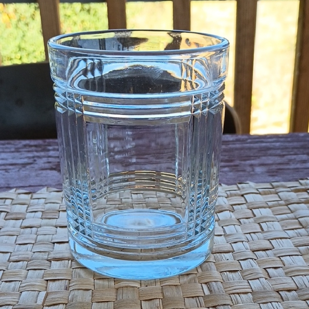 Clear Glass Candle Holder Or Sm Vase